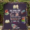 It Was Me Reading Quilt Blanket  Quilt